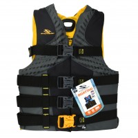 Stearns 2000013976 Extra Large Mens Vest&#44; Black & Yellow   550251827